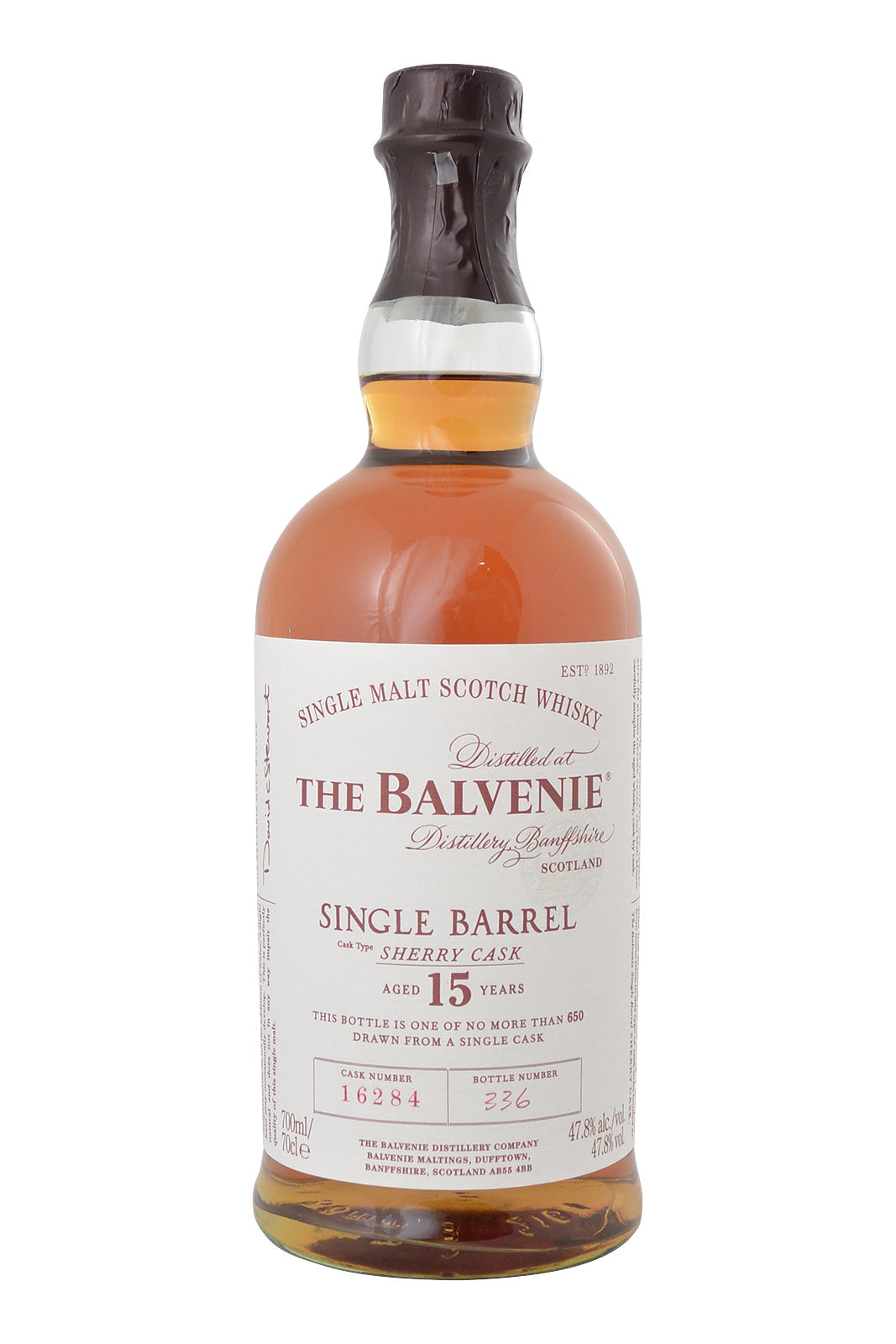 Balvenie 15 Year Old Single Barrel Sherry cask