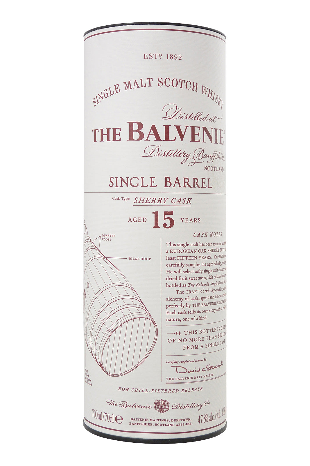 Balvenie 15 Year Old Single Barrel Sherry cask