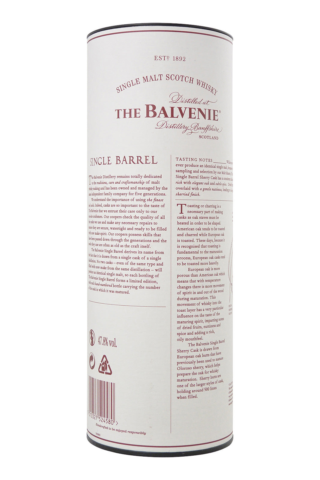Balvenie 15 Year Old Single Barrel Sherry cask