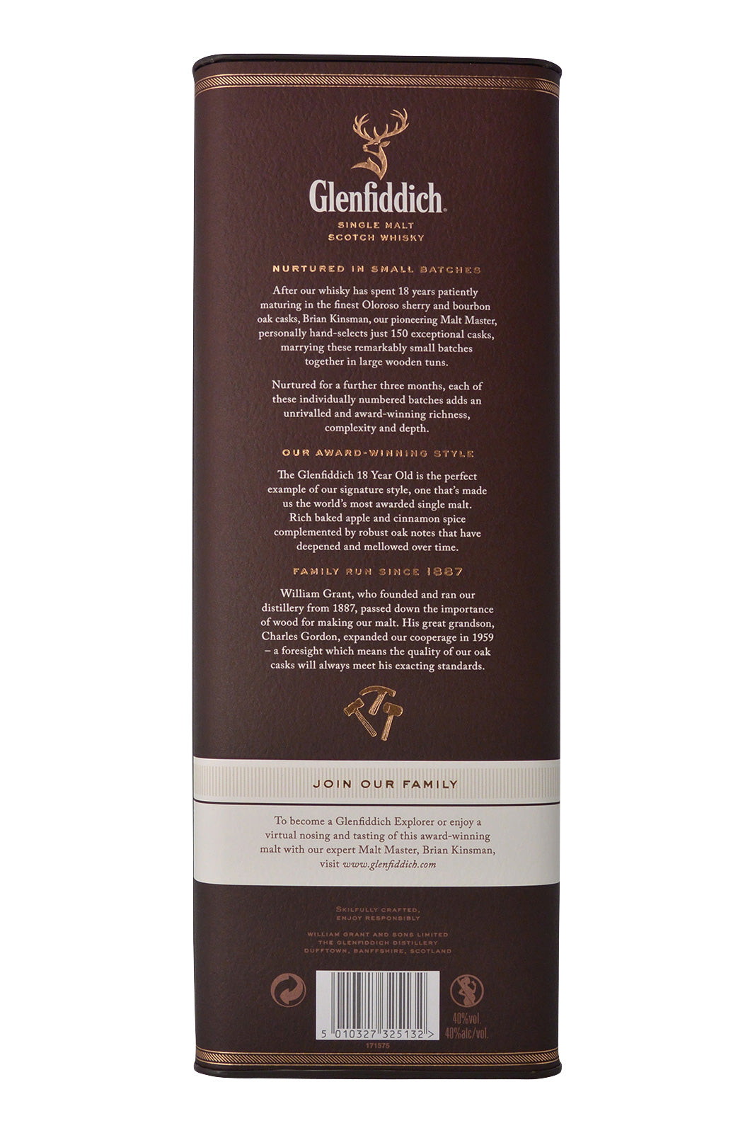 Glenfiddich 18 Year Old Small Batch Reserve