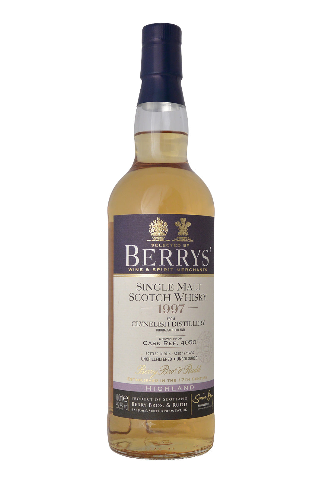 Clynelish 1997 Cask Ref. 4050 Berry's