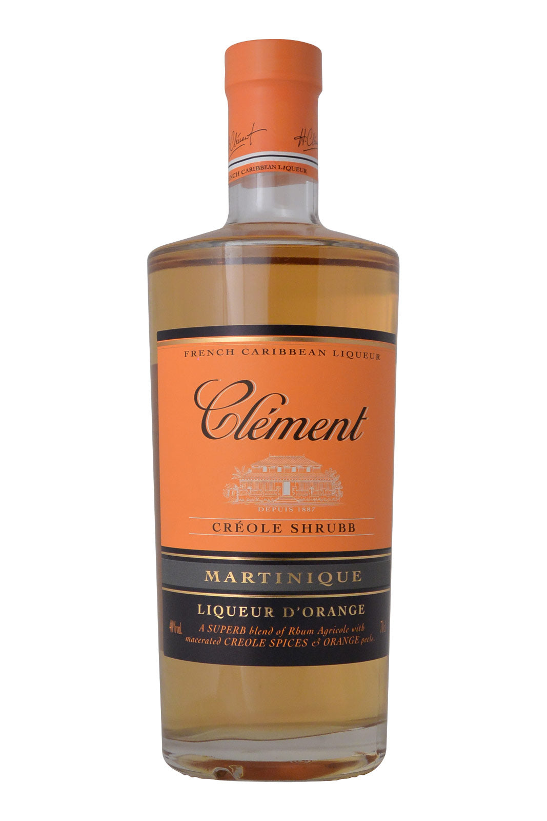 Clement liqueur Shrubb Liqueur d'Orange