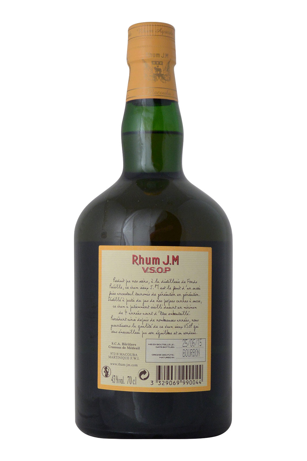 JM Rhum Agricole VSOP