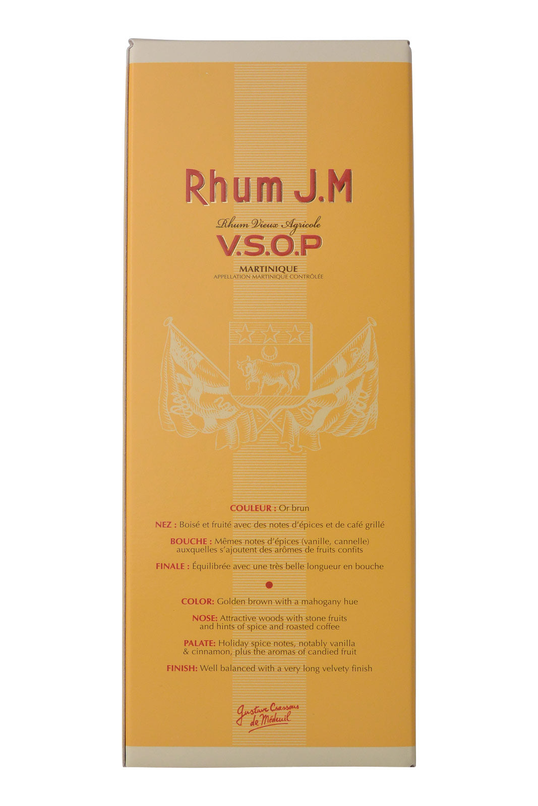 J.M. Rhum Agricole V.S.O.P.
