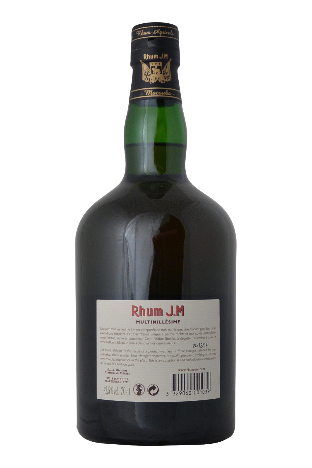 J.M. Rhum Agricole Multimillesime