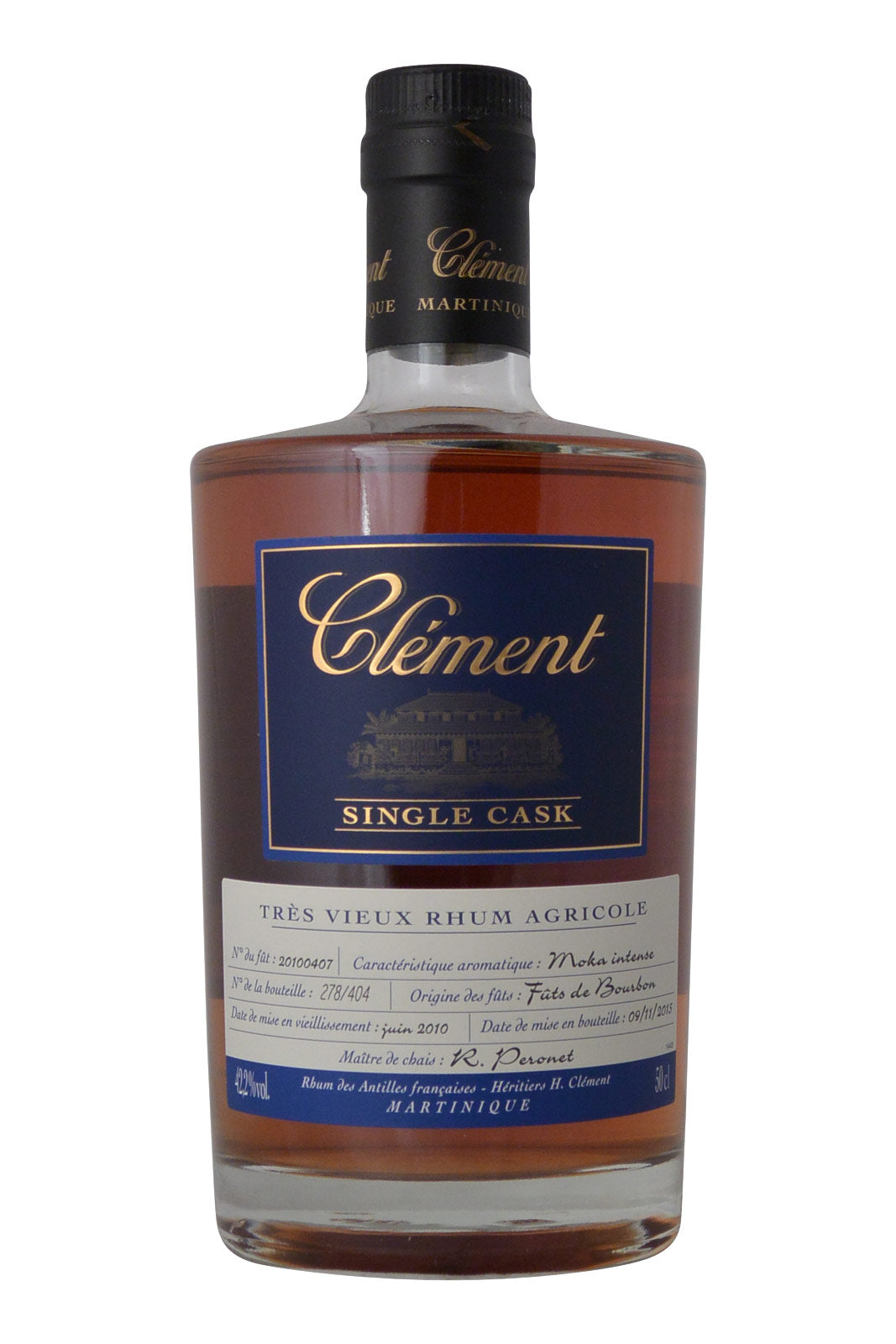 Clement Single Cask Rum 42.2% juin 2010 Moka Intense