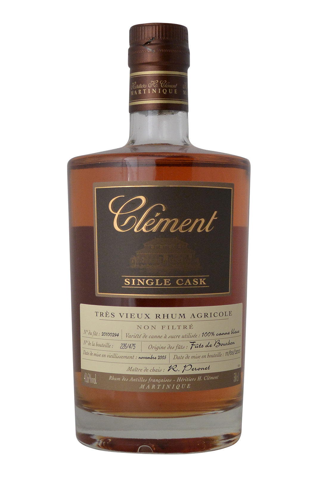 Clement Single Cask Rum 41.6% novembre 2005