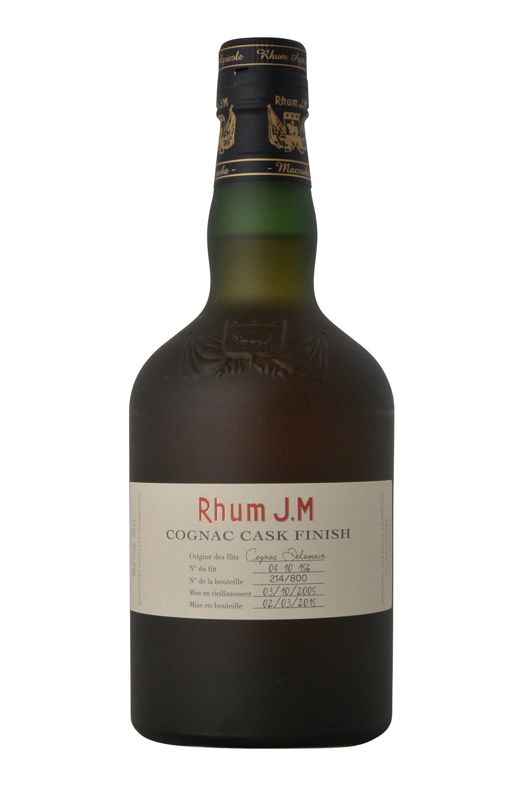 J.M. Rhum Agricole Cognac Delamain