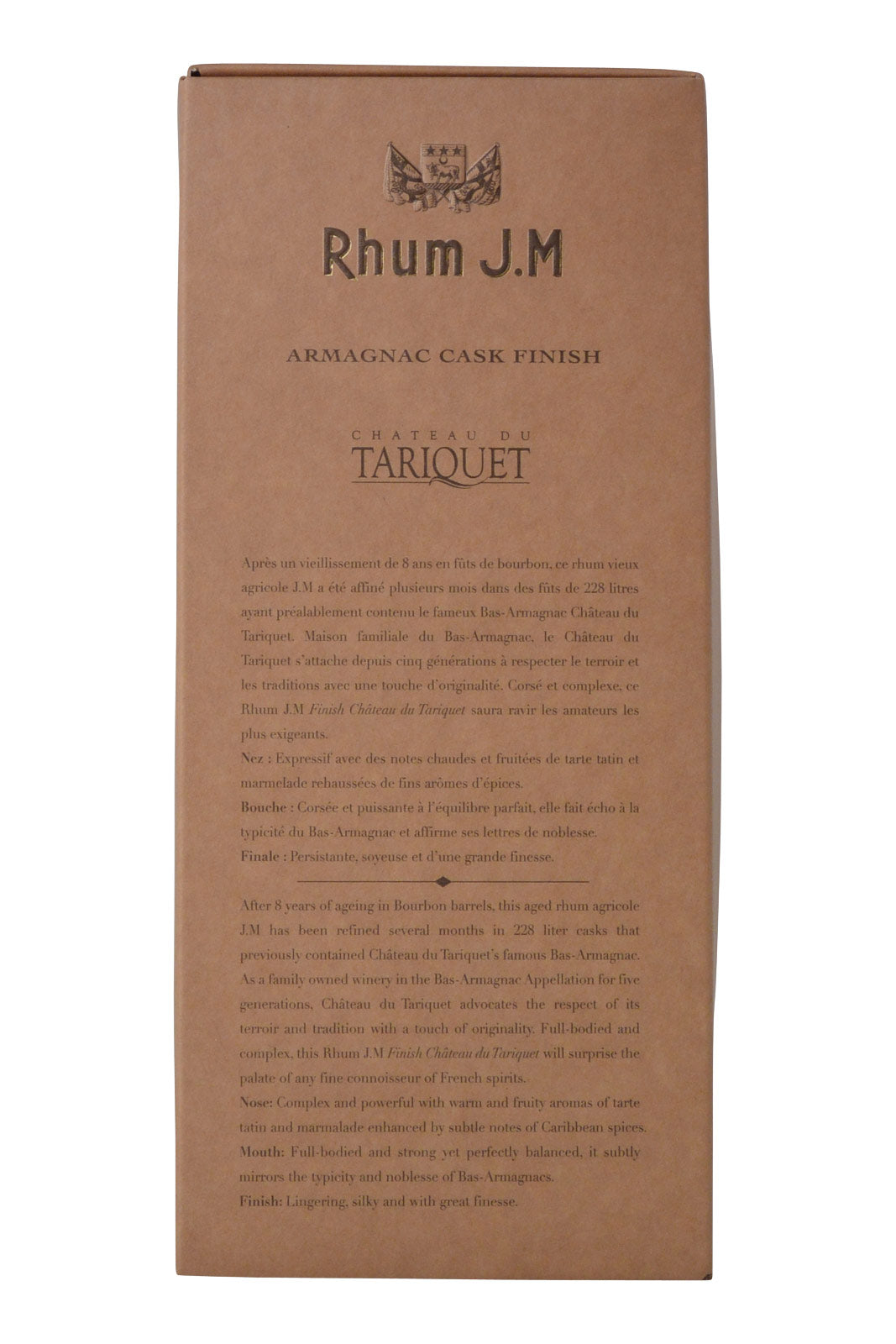 J.M. Rhum Armagnac Tariquet Finish