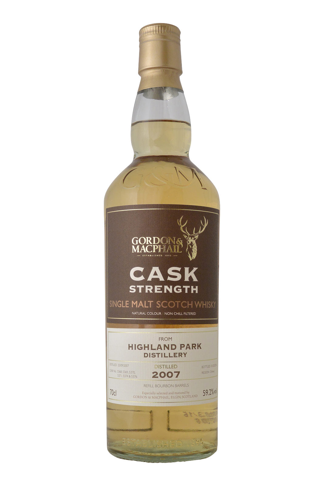Highland Park 2007 Cask Strength Gordon & MacPhail