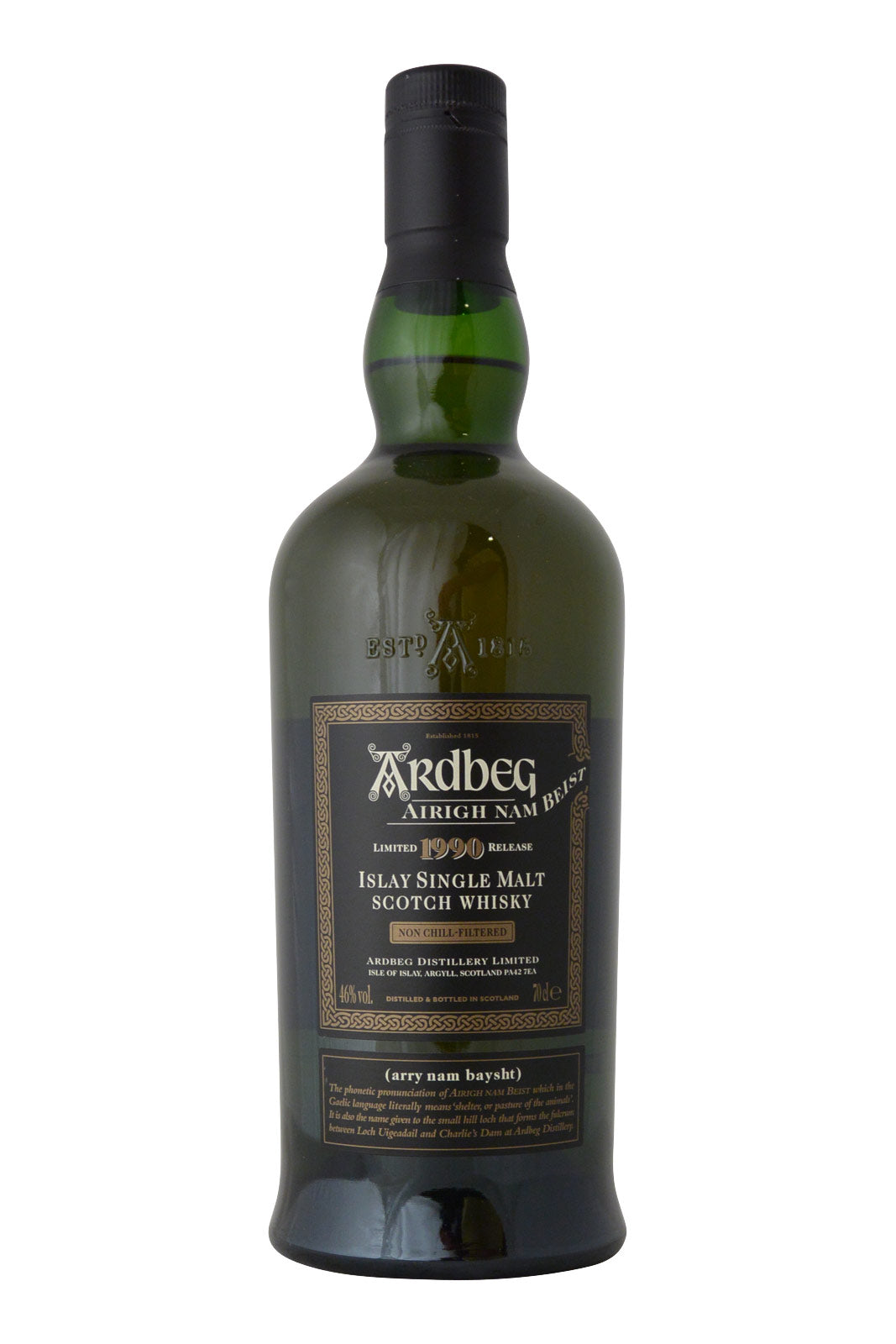 Ardbeg Airich Nam Beist Ltd 1990 Release Bttl 2007