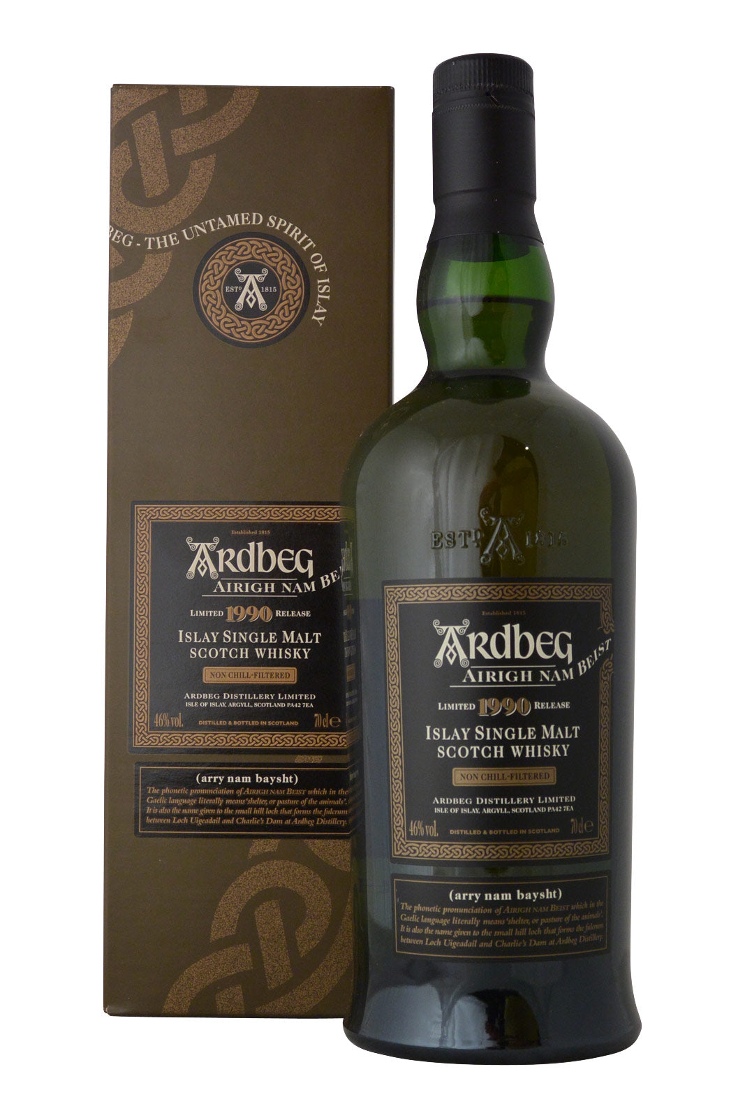 Ardbeg Airich Nam Beist Ltd 1990 Release Bttl 2007