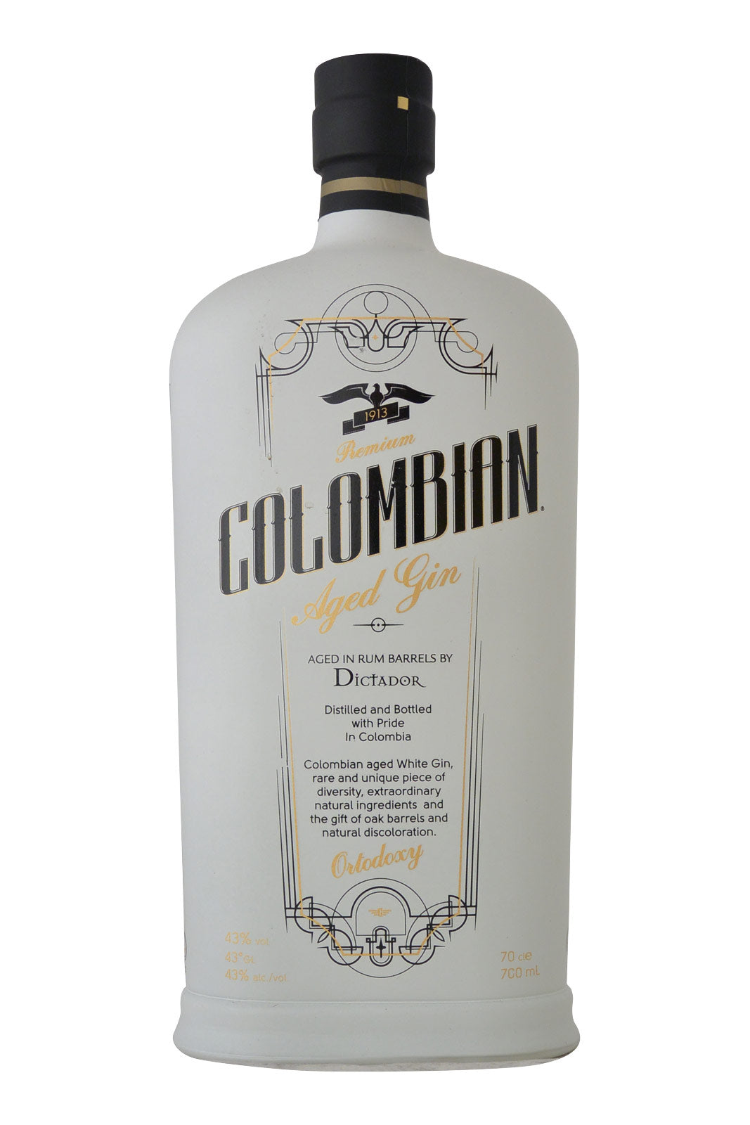 Colombian Aged Gin in Dictador Barrels