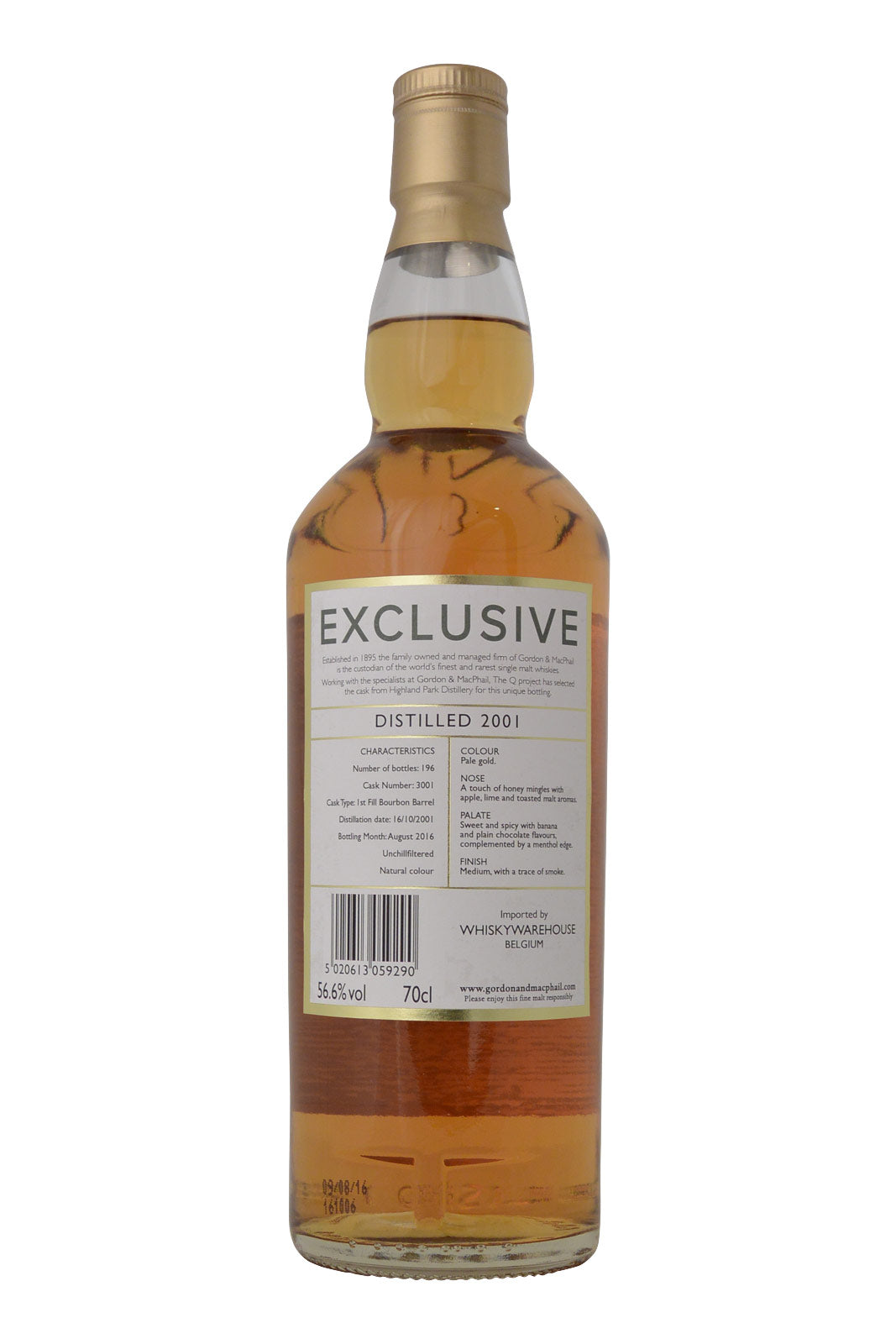 Highland Park Single Cask N°3001 Gordon & MacPhail