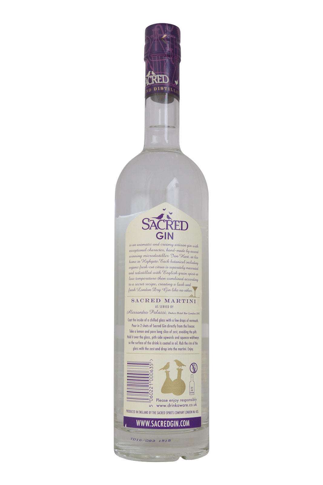 Sacred Gin Classic London Dry Gin