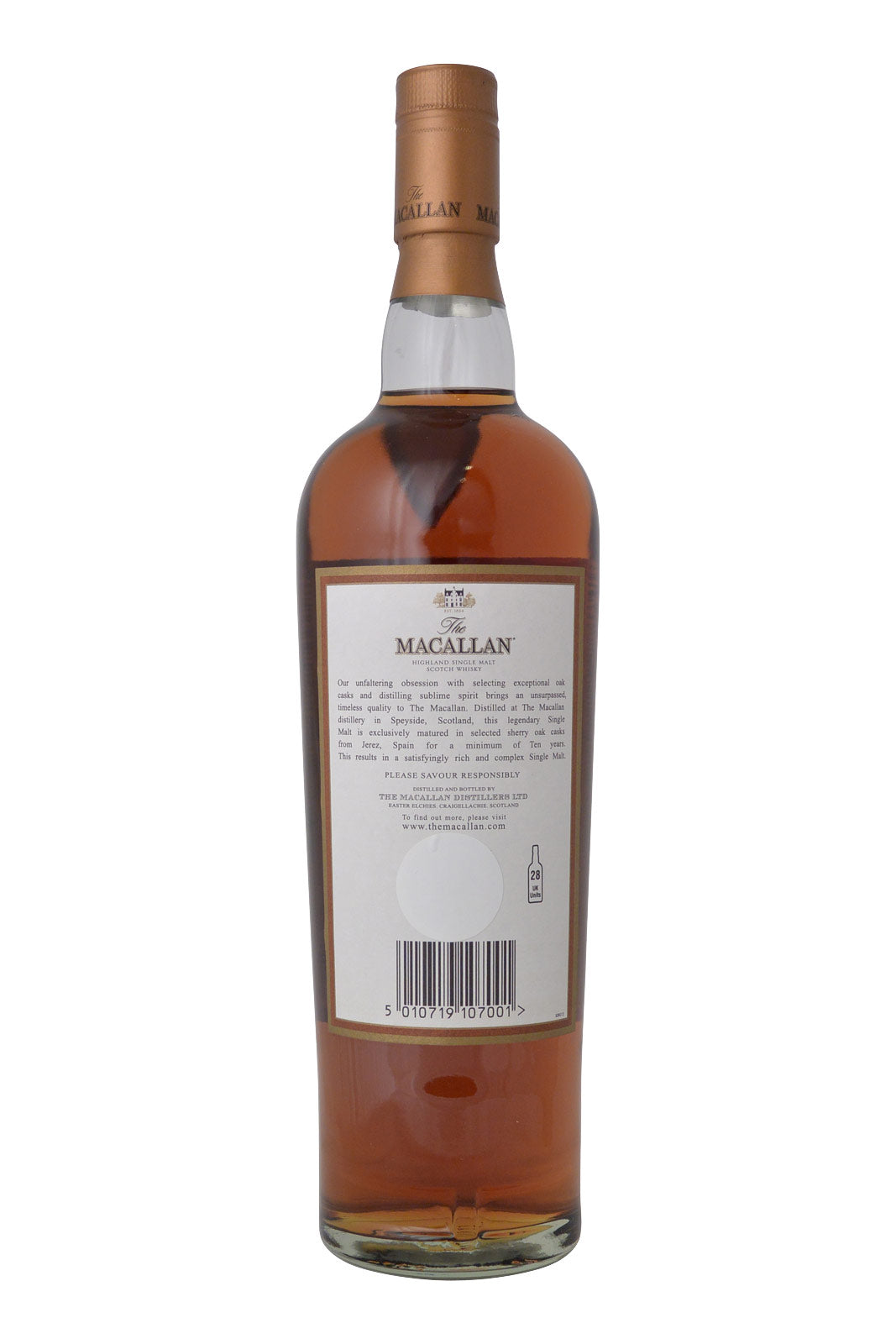 Macallan 10 Year Old Sherry Oak