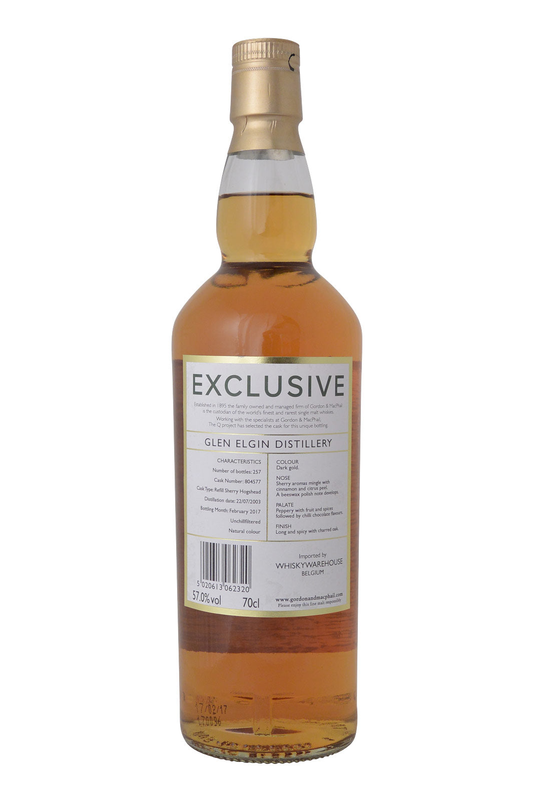 Glen Elgin Single Cask #804577 Gordon & MacPhail
