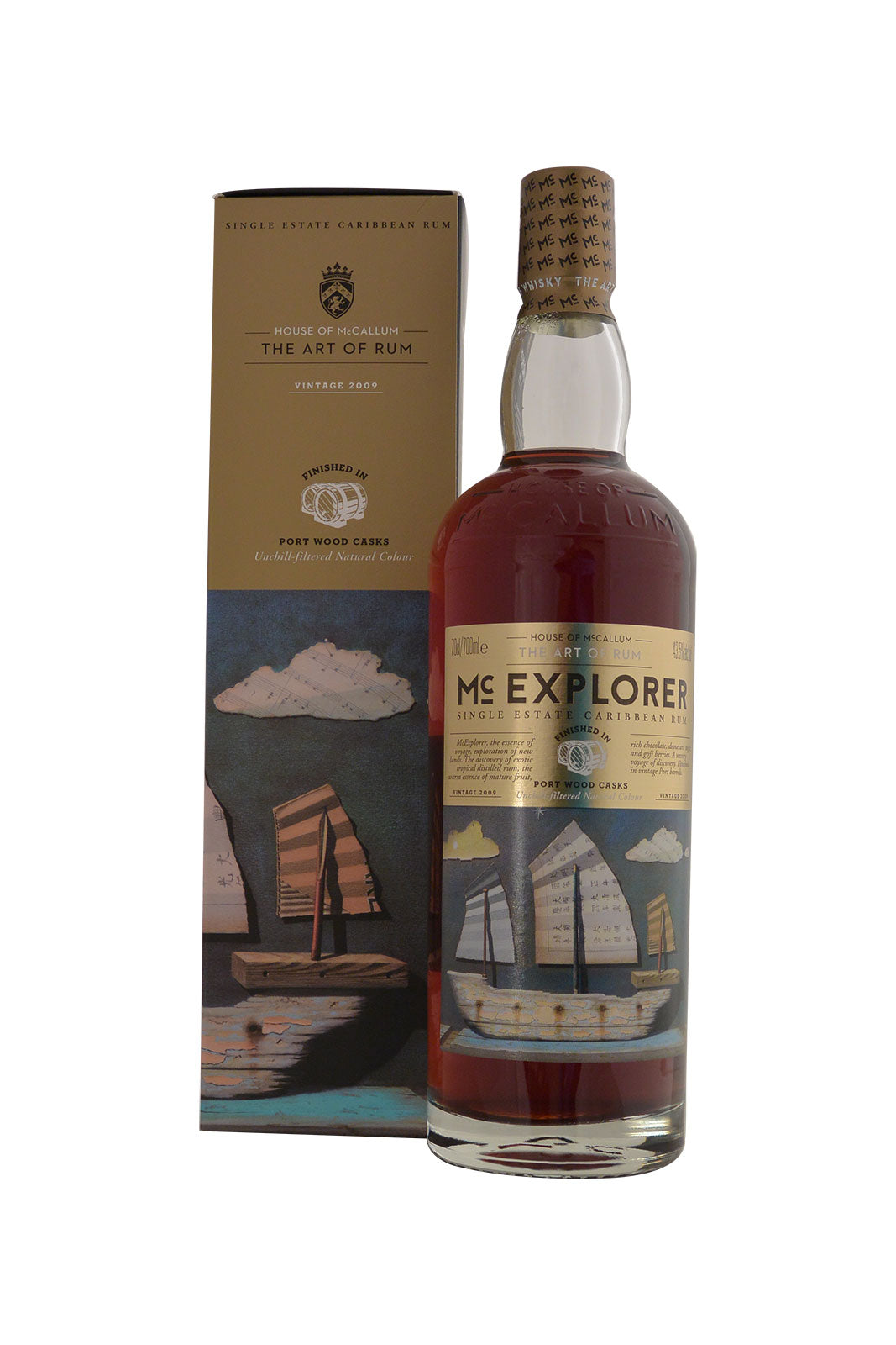 Mc Explorer Single Estate 2009 Port Wood Cask Rum