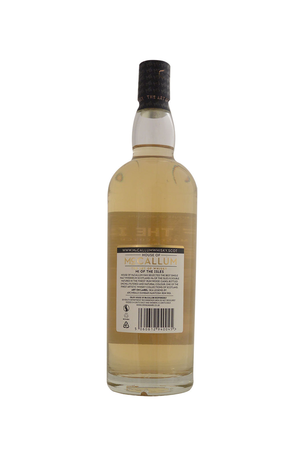 The Art of Whisky Mc of the Isles Rum Wood Cask House of McCallum