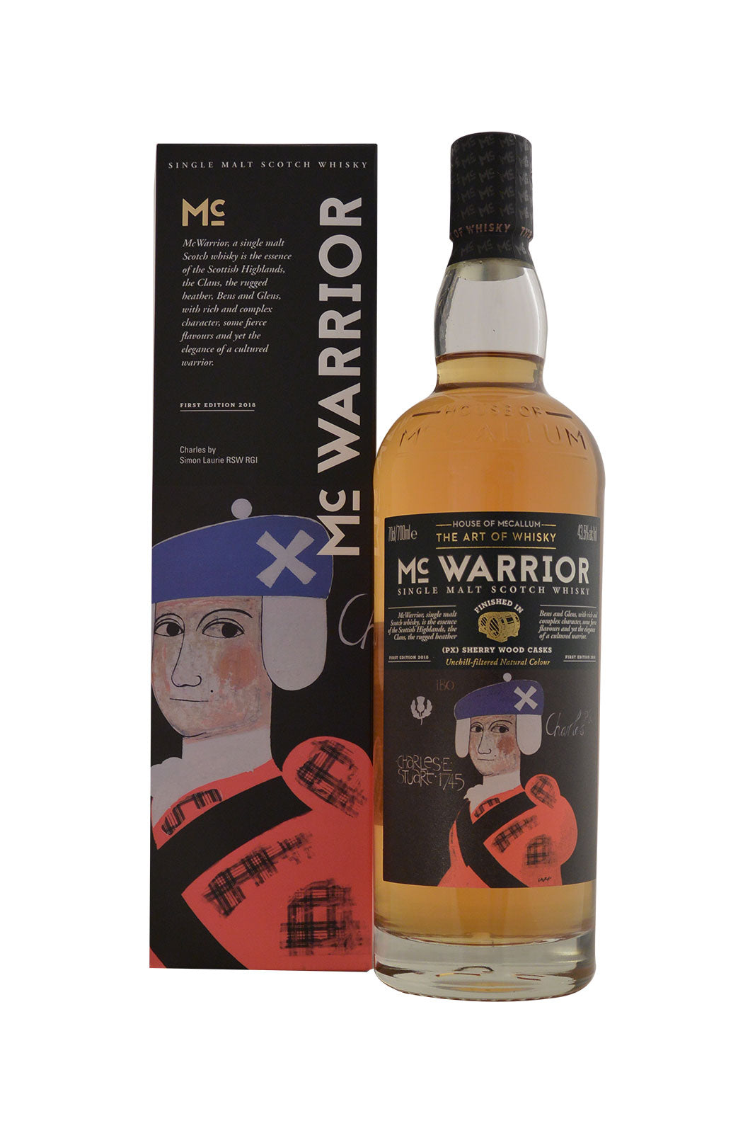 The Art of Whisky Mc Warrior  Sherry Wood Casks (PX) House of McCallum