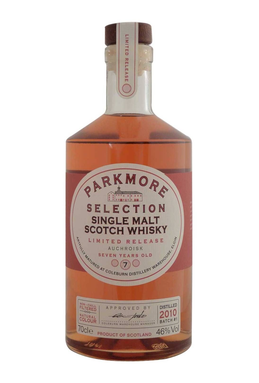 Auchroisk 7 Year Old  2010 - Parkmore Selection