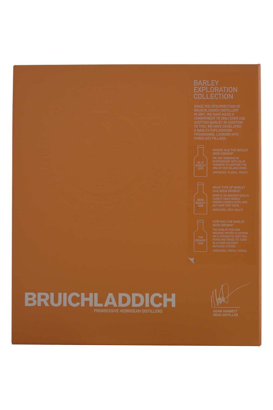 Bruichladdich Barley Exploration Collection - 3 x 20cl