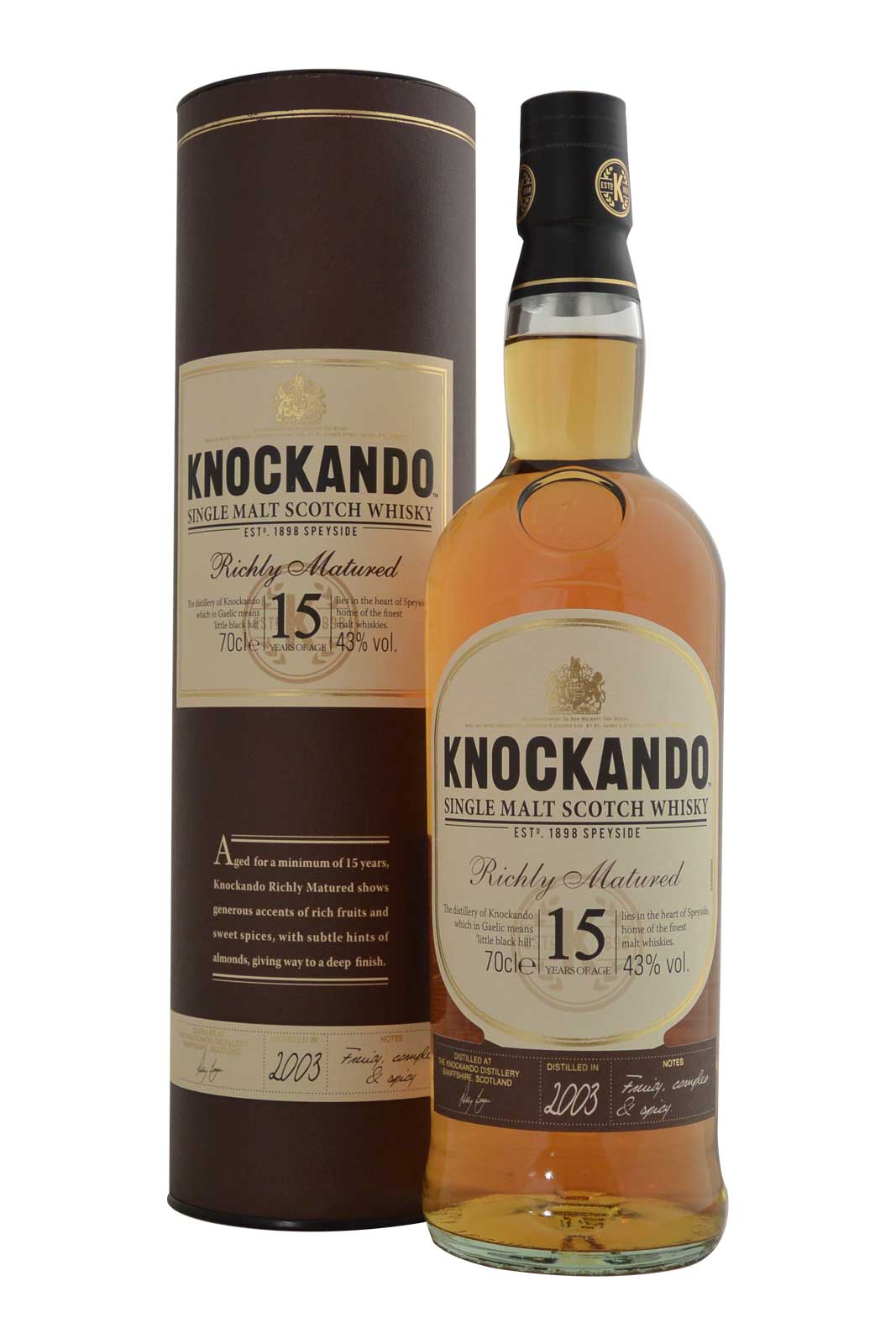 Knockandu 15 Year Old Richly Matured
