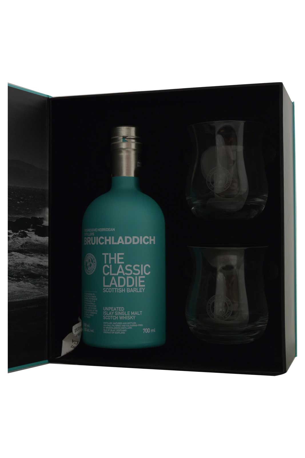 Bruichladdich Classic Laddie Tasting Collection Giftbox + 2 Glasses