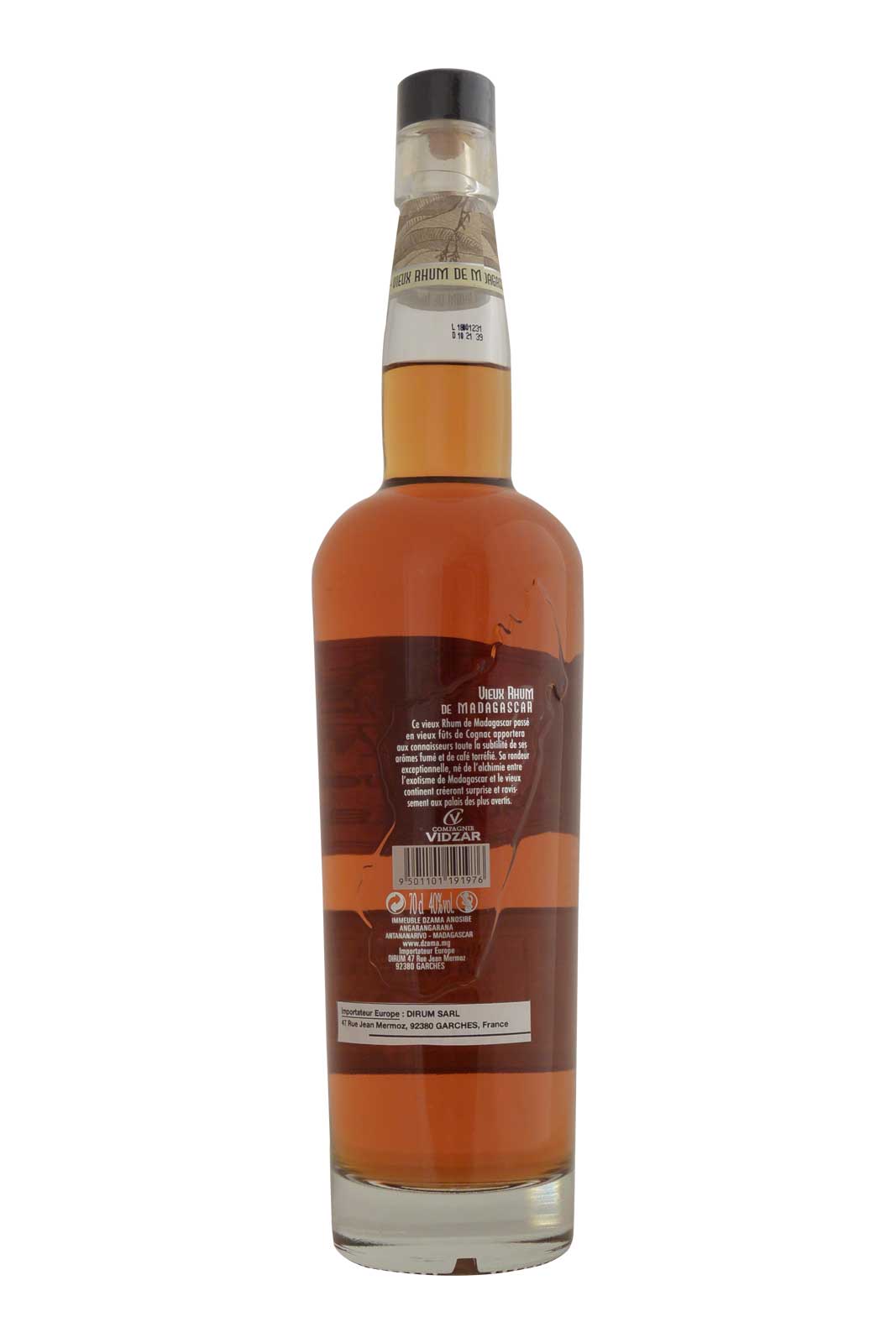 Dzama Rhum 5 Year Old Cognac Finish