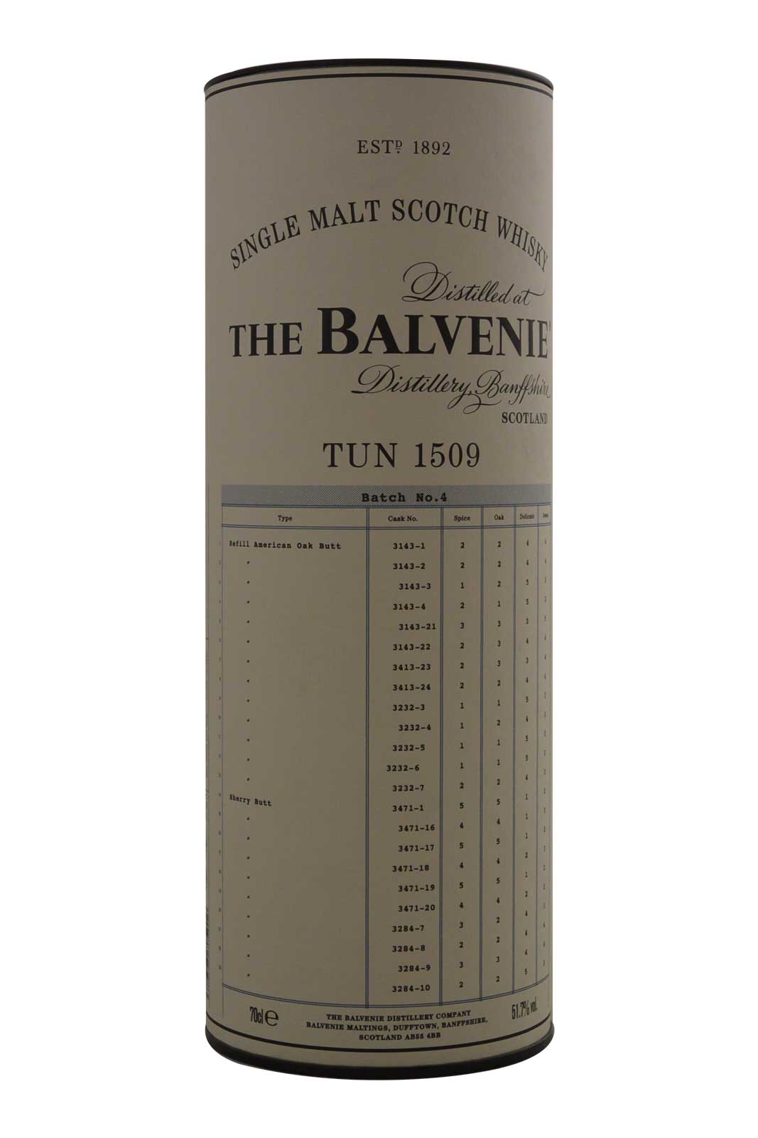 Balvenie Tun 1509 Batch No. 4