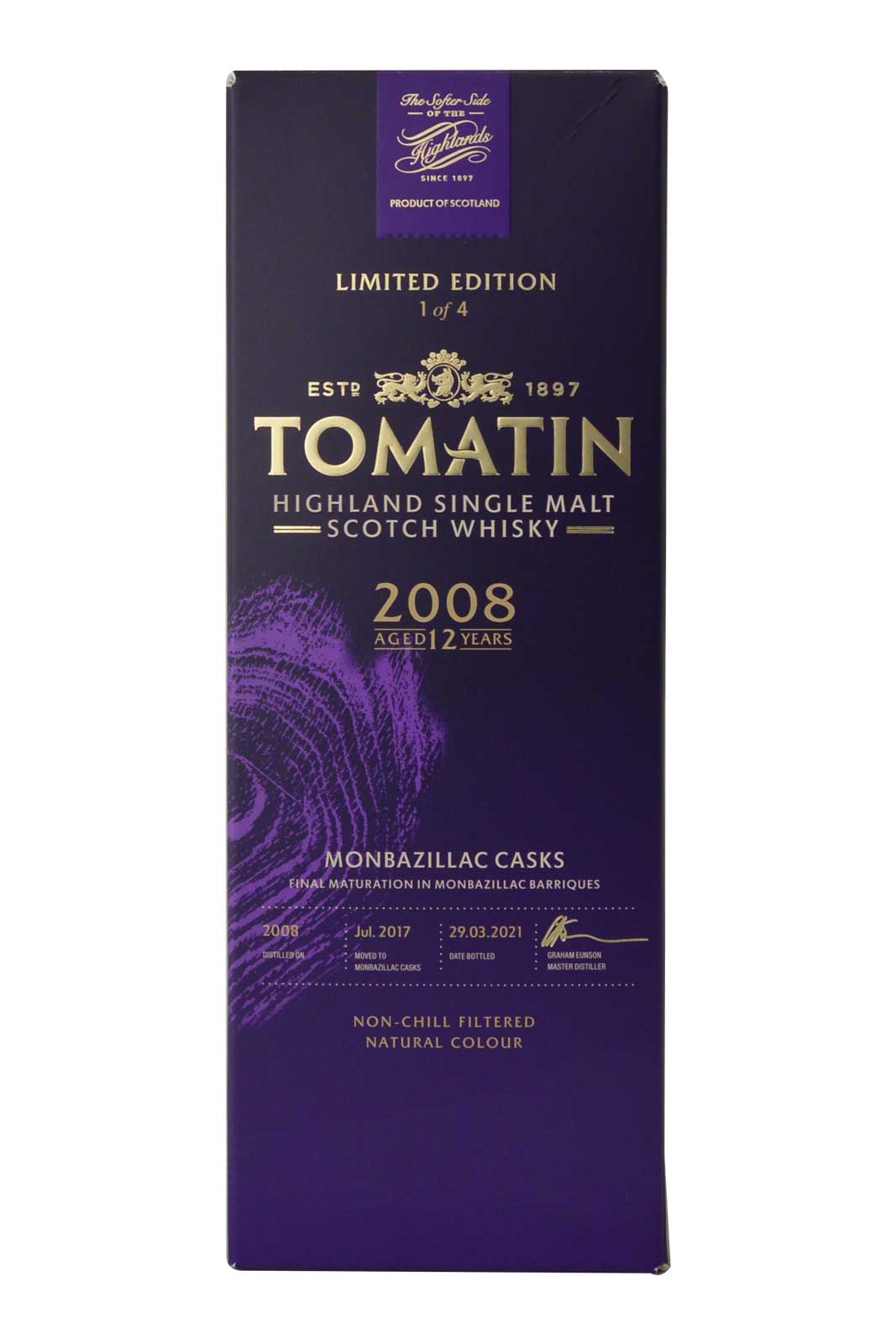Tomatin 12 Year Old 2008 Monbazillac - French Collection