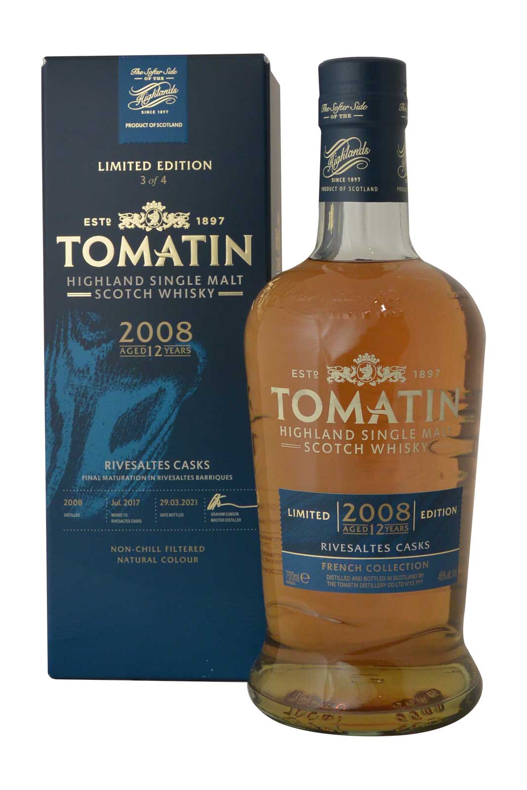 Tomatin 12 Year Old 2008 Rivesaltes - French Collection
