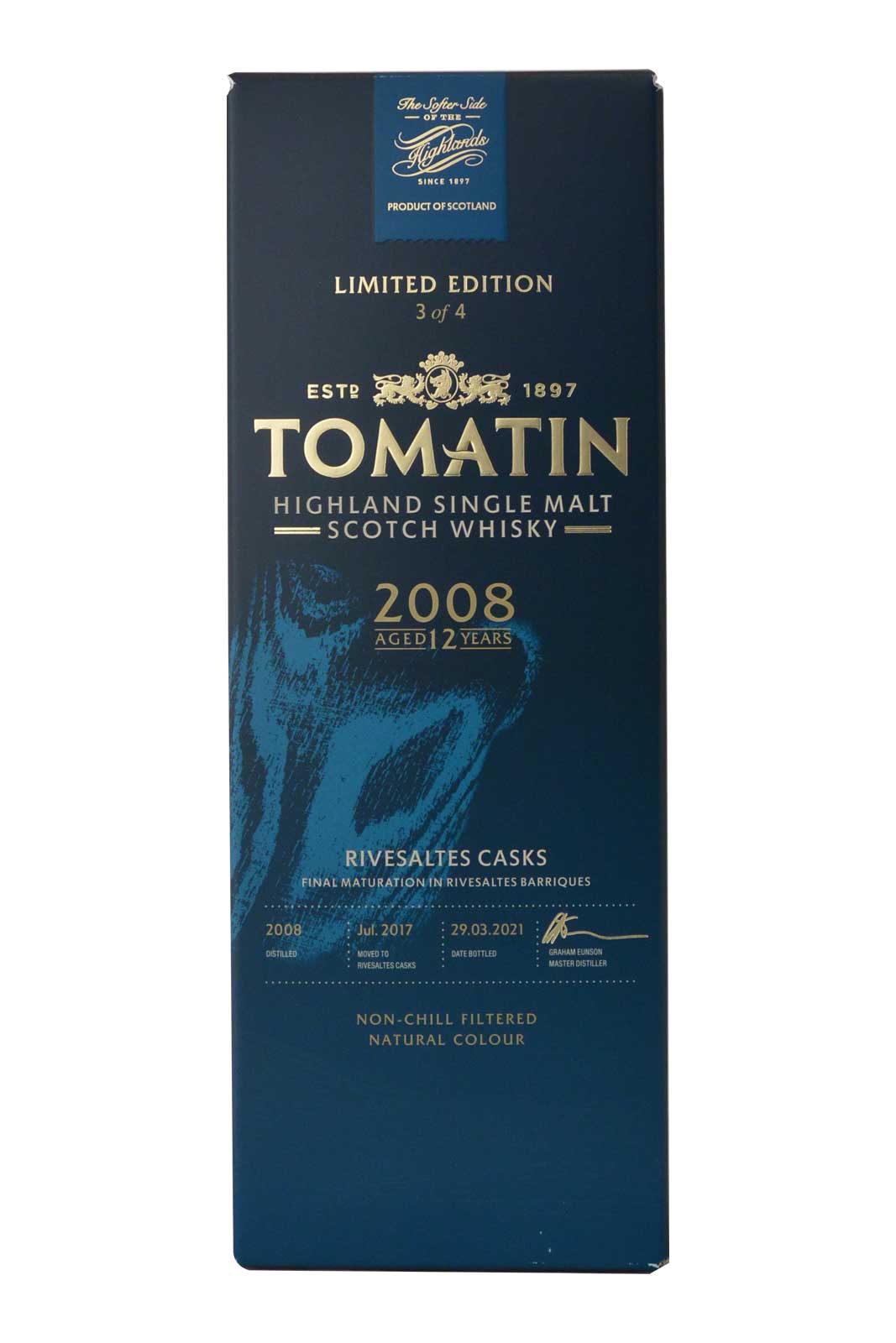 Tomatin 12 Year Old 2008 Rivesaltes - French Collection