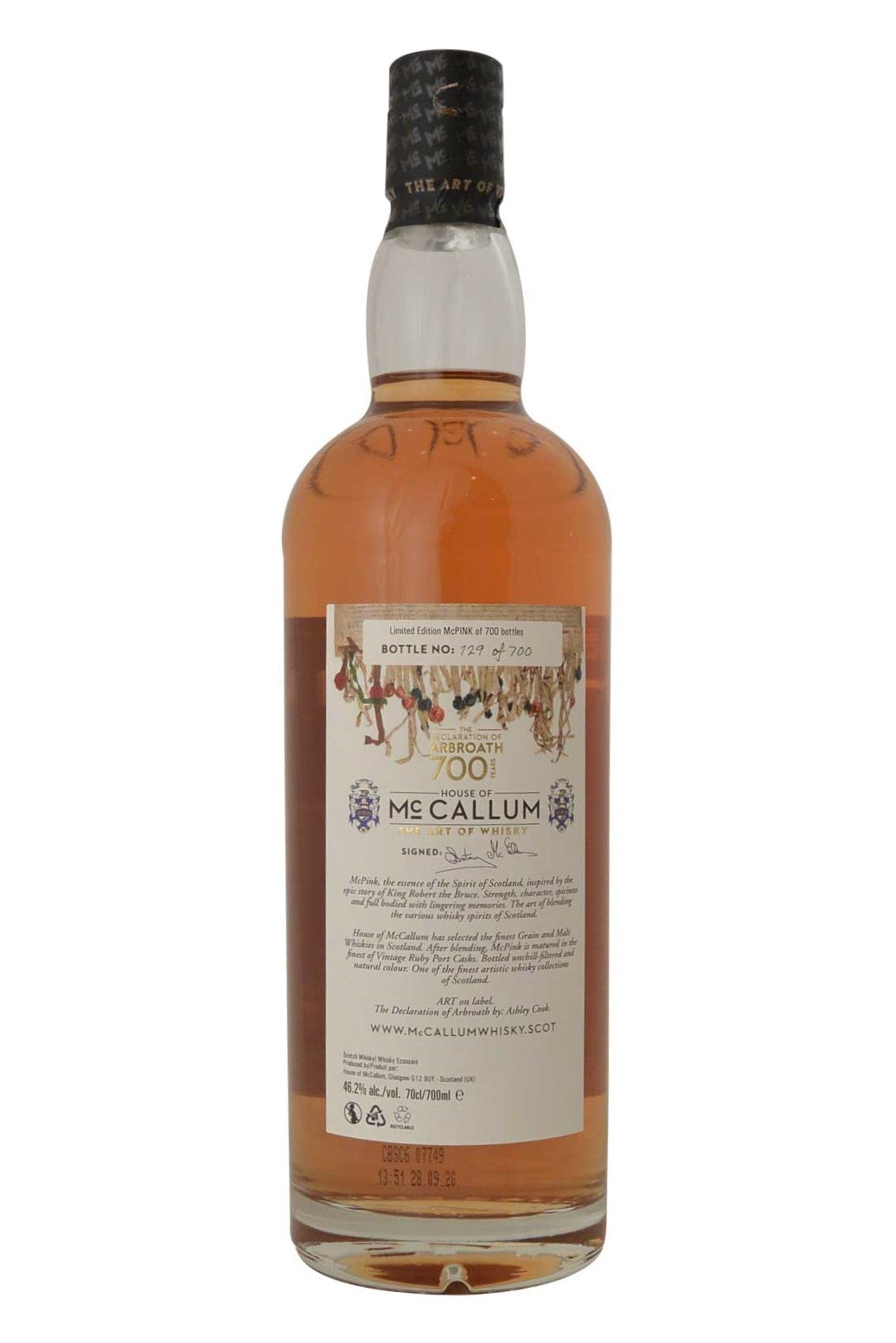 The Art of Whisky Mc'Pink Arbroath 2013 House of McCallum
