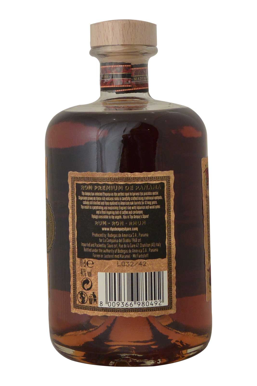 The Demon's Share Rum 12 Year Old