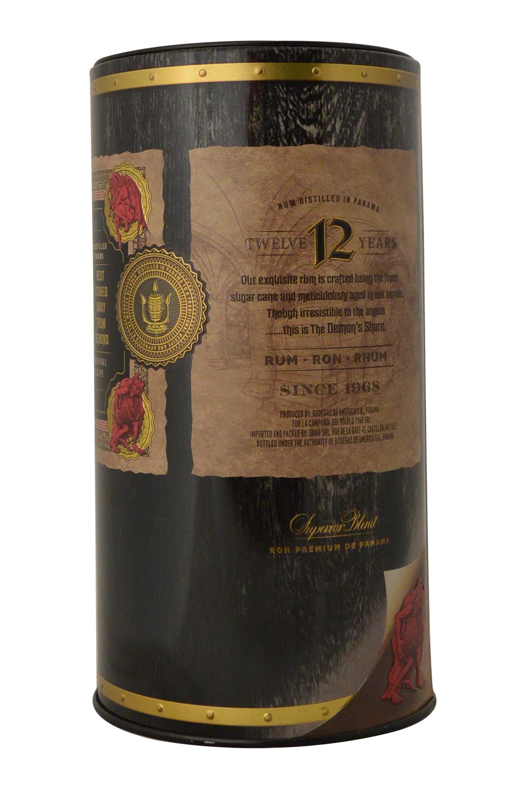 The Demon's Share Rum 12 Year Old
