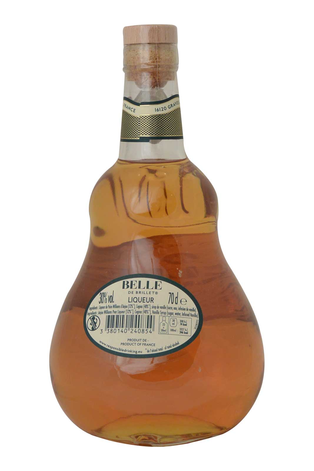 Belle de Brillet, Liqueur Poire & Cognac