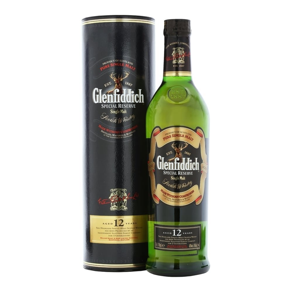 Glenfiddich 12 Year Old Special reserve - Old Bottling