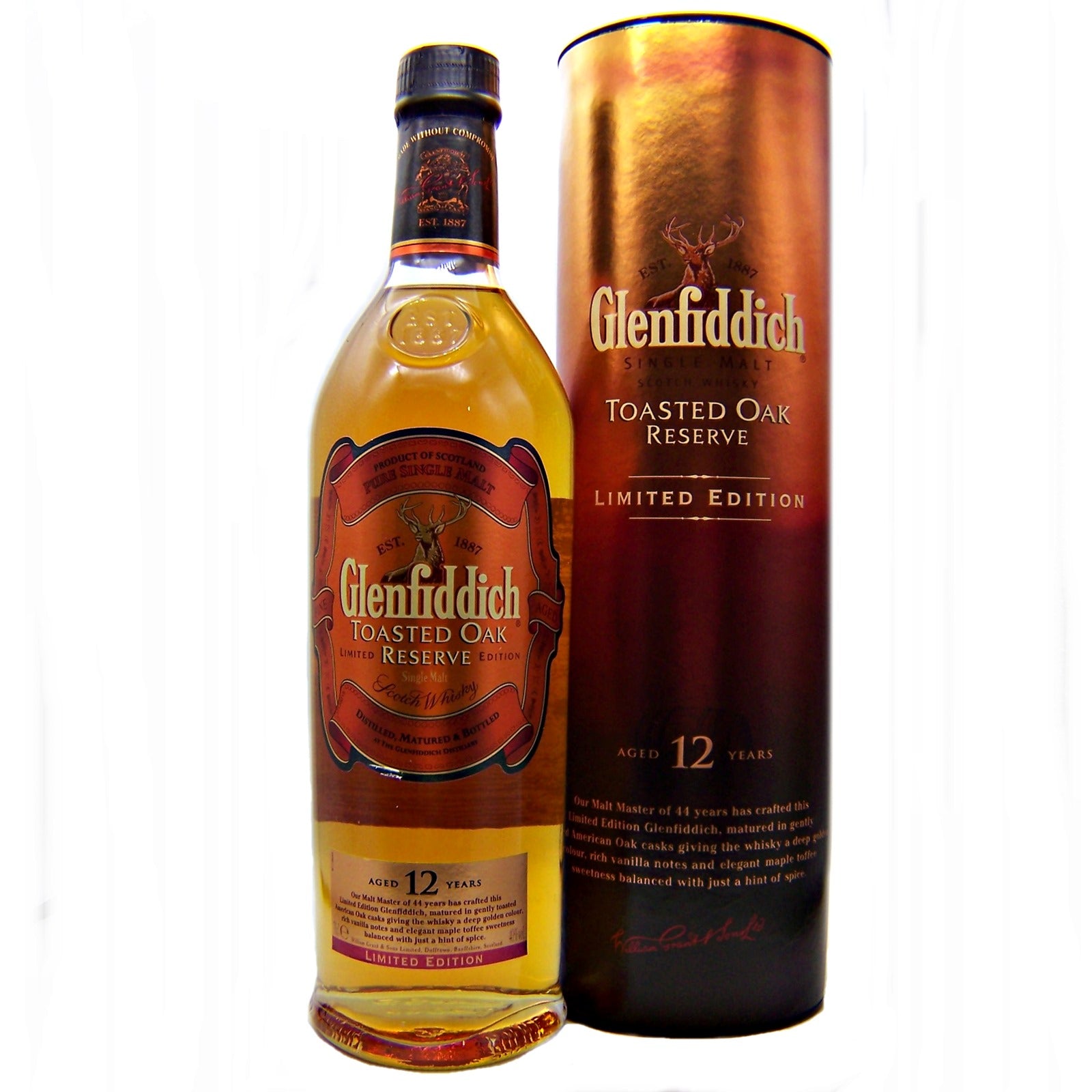 Glenfiddich Toasted Oak 12 Year Old Limited Edition
