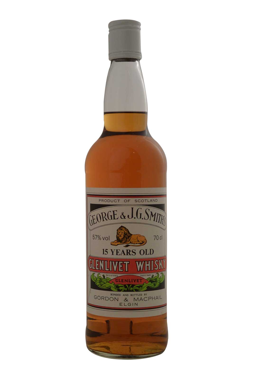 Glenlivet Whisky George & J.G.Smith's 15 Year Old Gordon & MacPhail