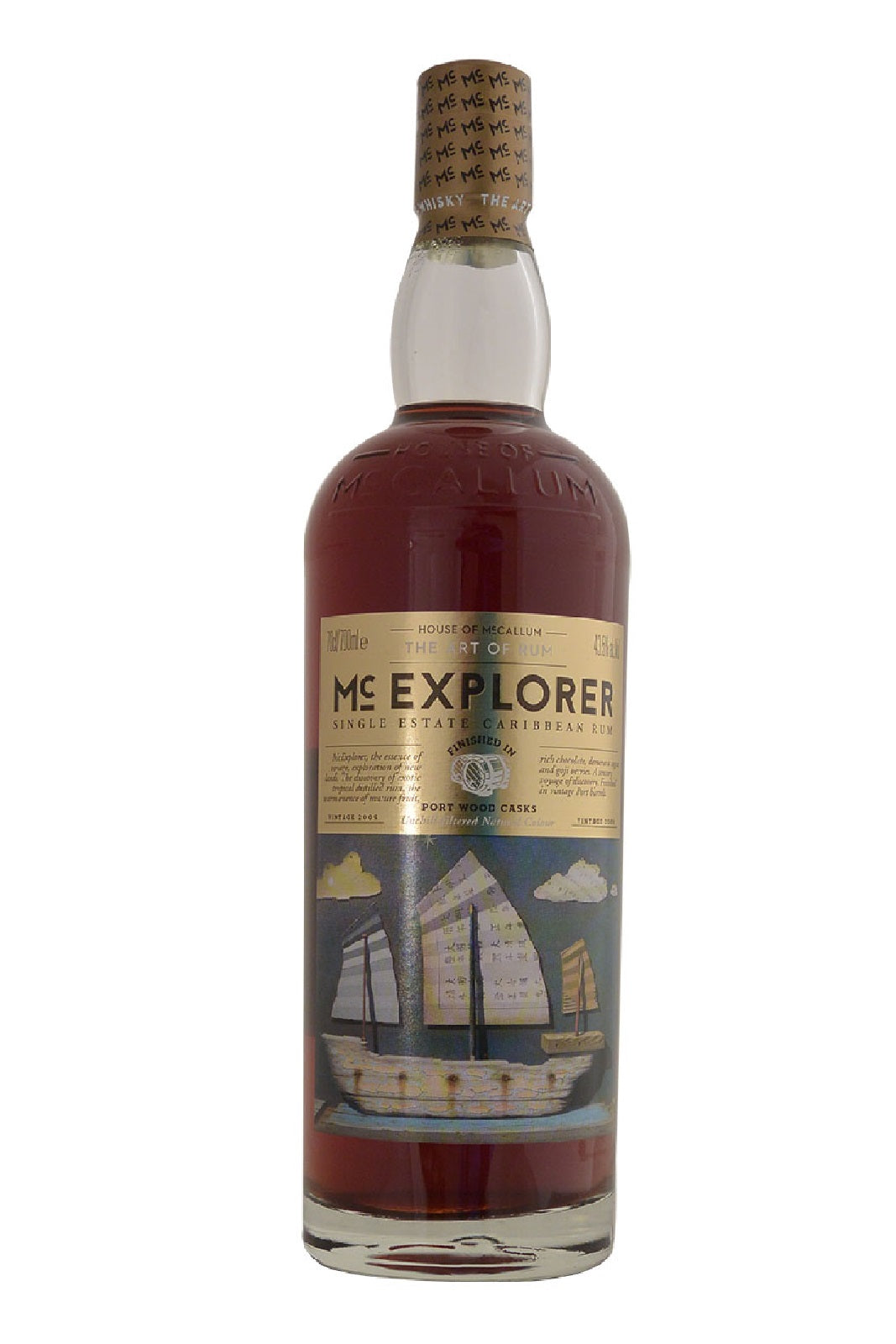 Mc Explorer Single Estate 2009 Port Wood Cask Rum