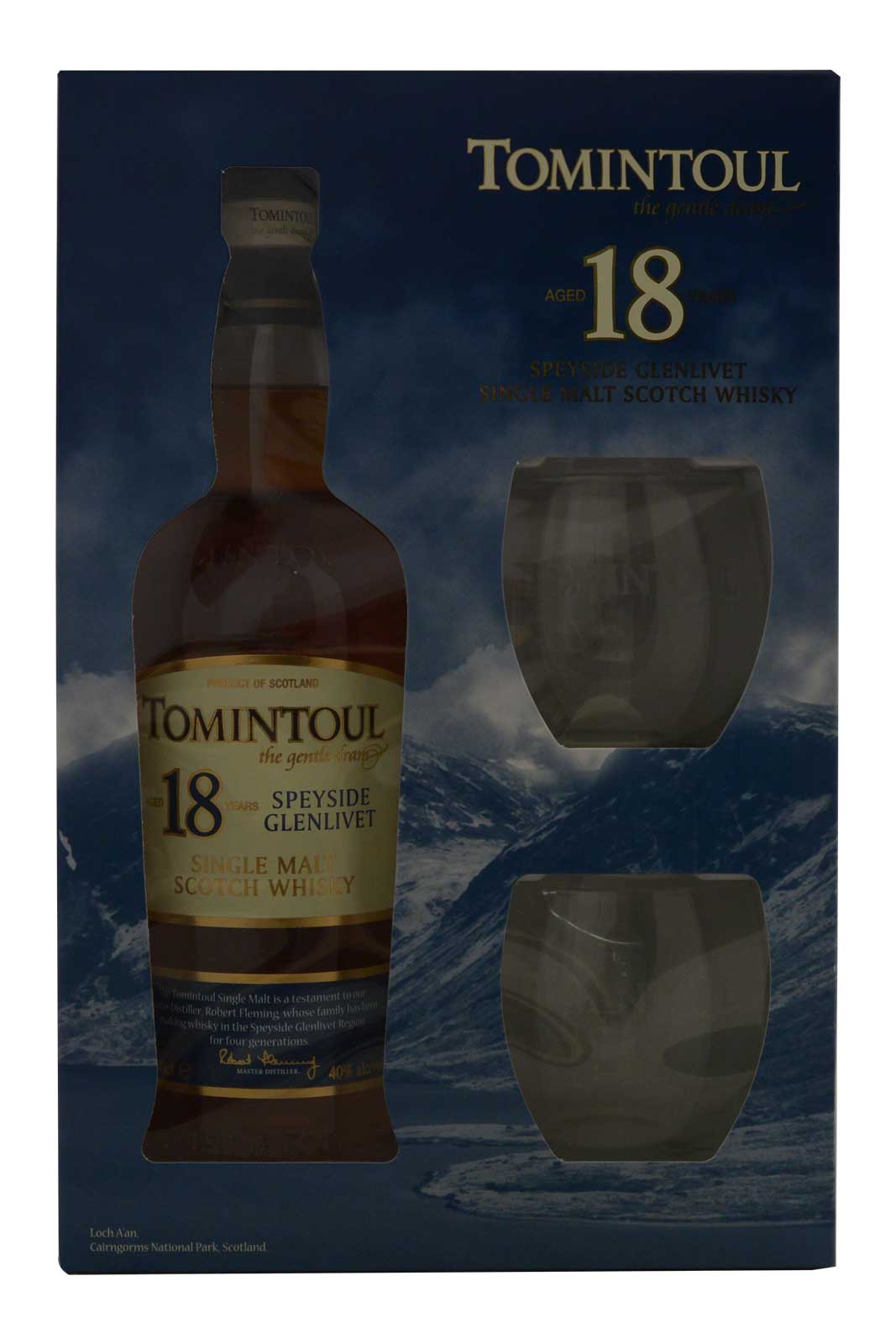 Tomintoul 18 Year Old - 2 Glasses
