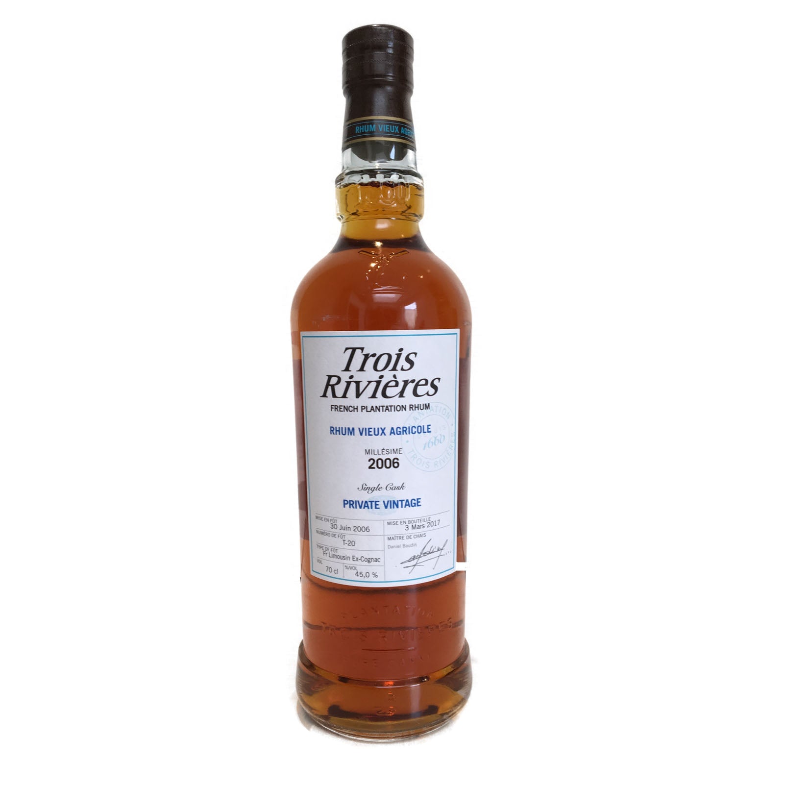 Trois Rivières Millésime 2006 - Private Vintage Single Cask