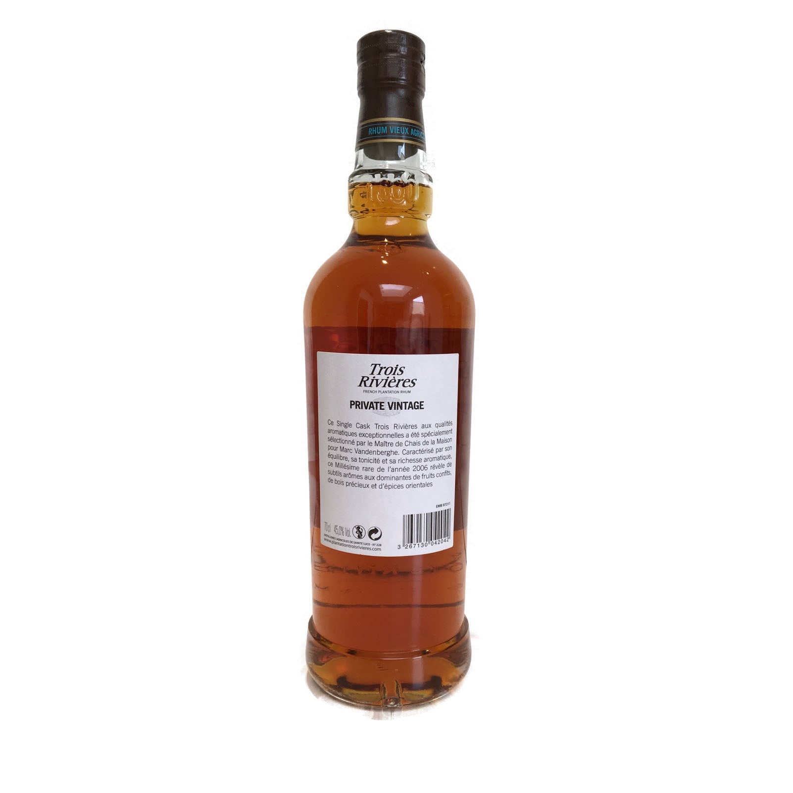 Trois Rivières Millésime 2006 - Private Vintage Single Cask - Marc Vandenberghe Selection