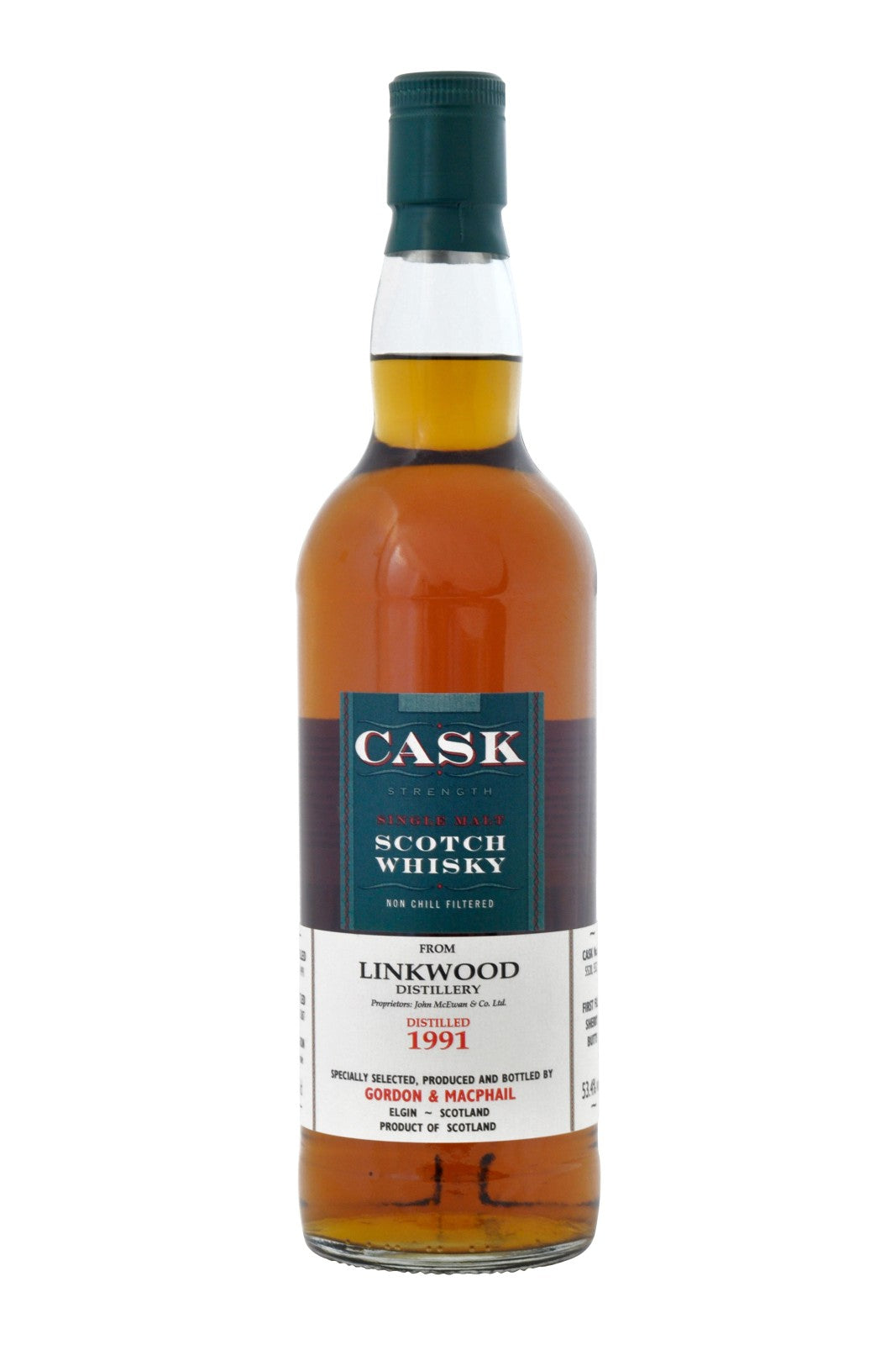 Linkwood 1991 Gordon & MacPhail Cask