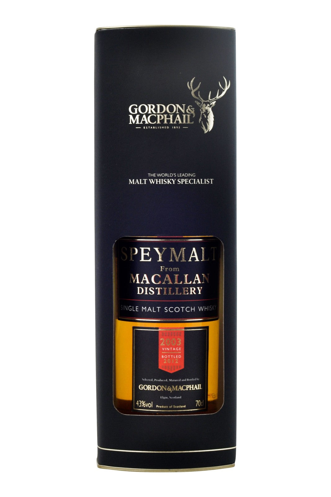 Speymalt from Macallan 2003 Gordon & MacPhail