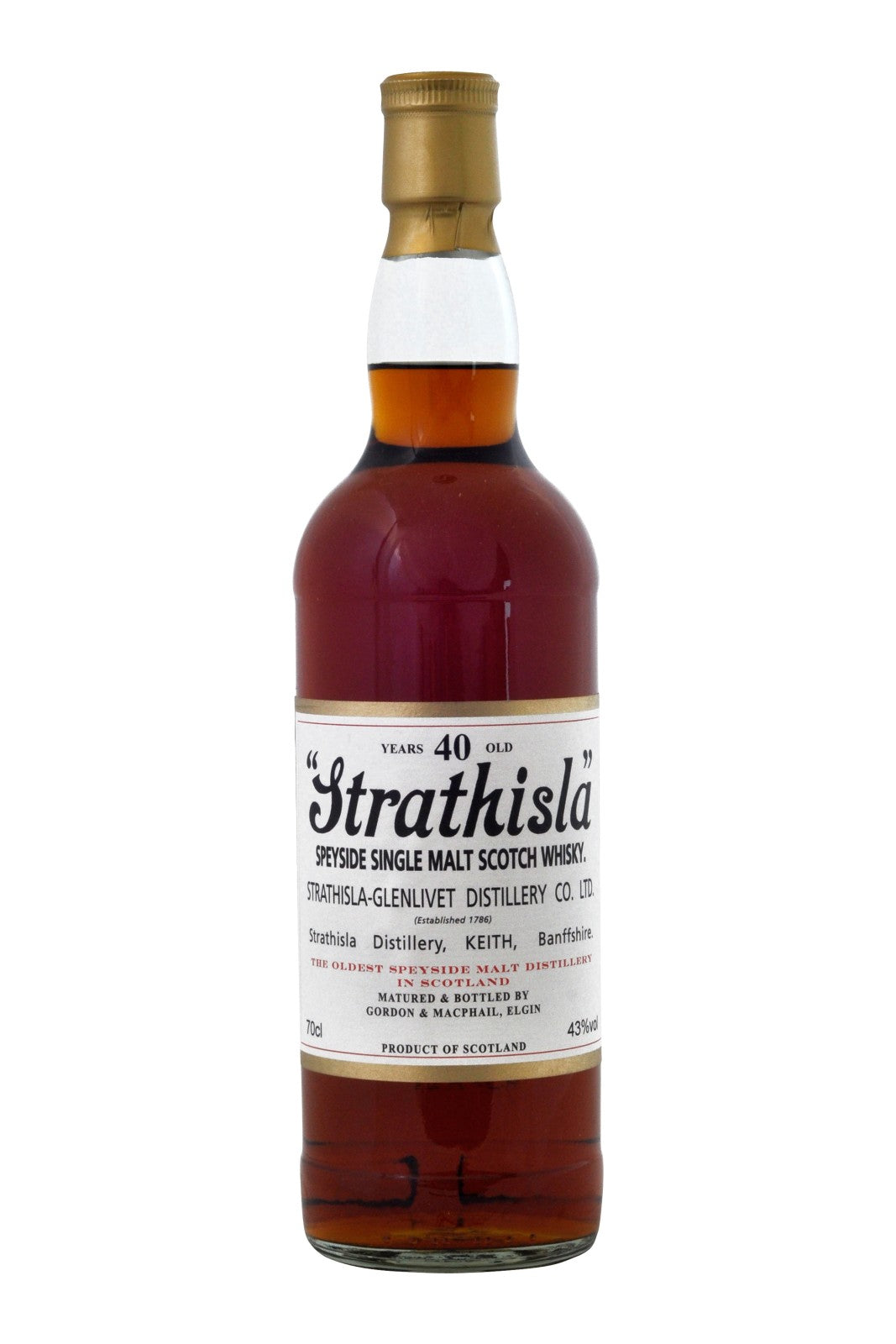 Strathisla 40 Year Old Gordon & MacPhail