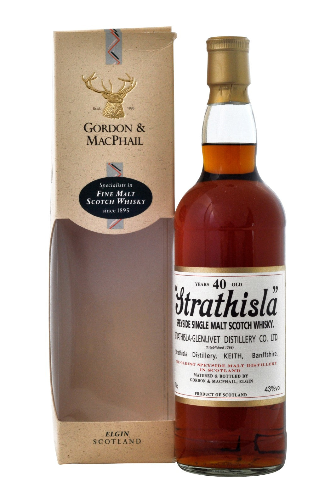 Strathisla 40 Year Old Gordon & MacPhail