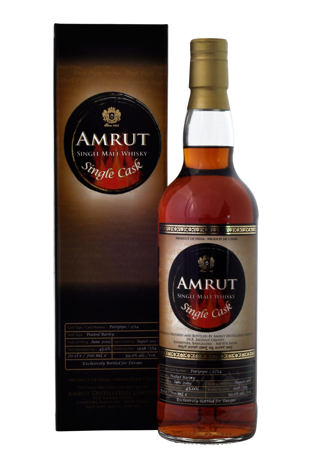 Amrut Port Pipe Single Cask 2714