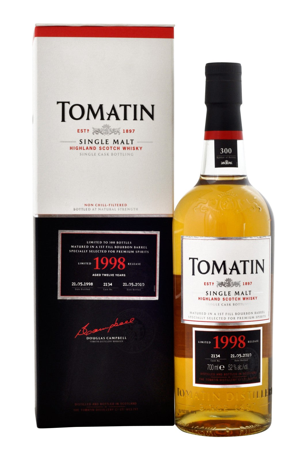 Tomatin 1998 Cask 2134